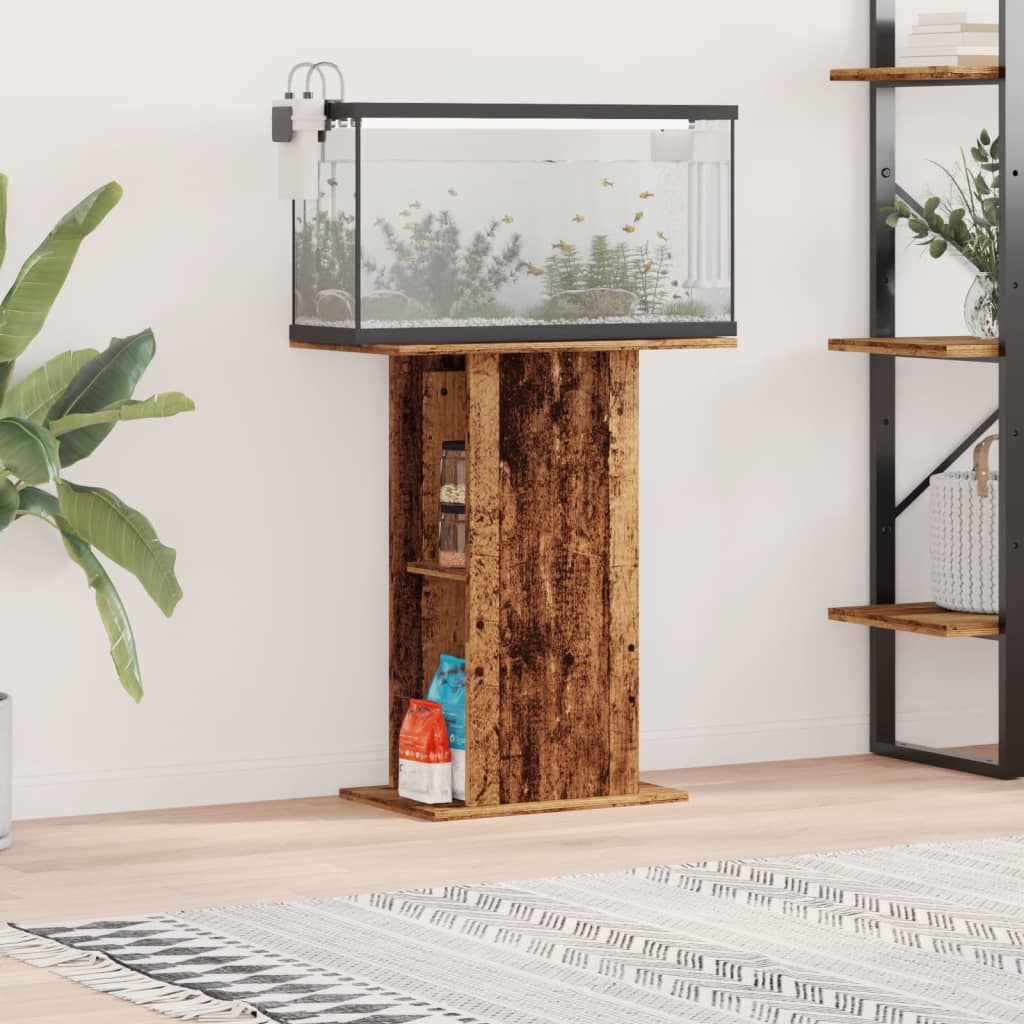 Support D'aquarium 60,5X36X72,5 Cm Bois D'ingénierie