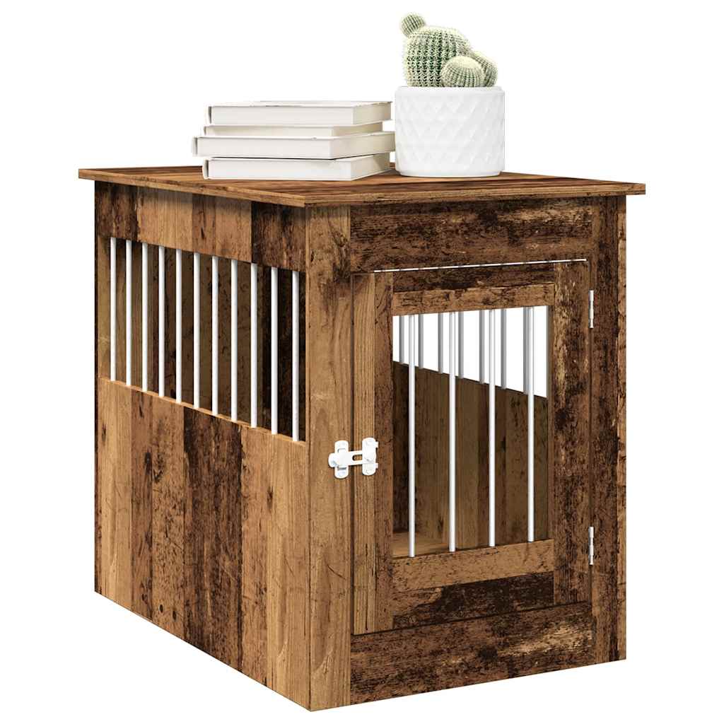 Meuble De Cage Pour Chiens 64,5X80X71Cm Bois D'ingénierie
