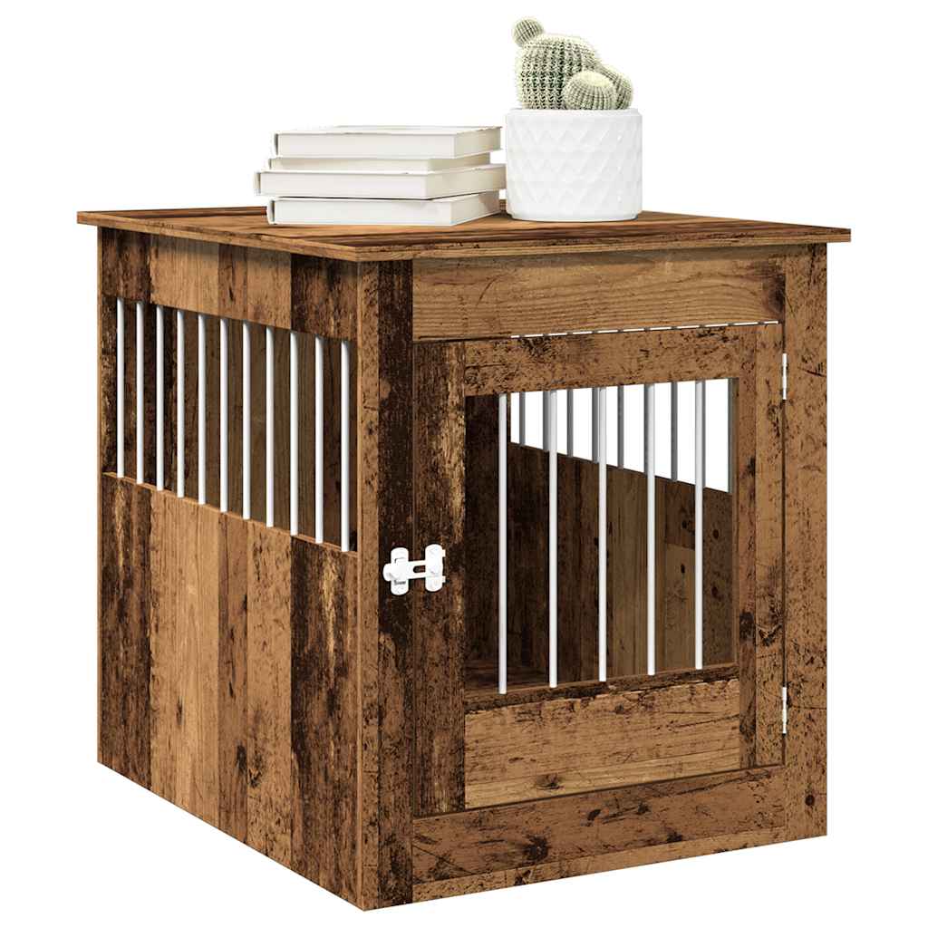 Meuble De Cage Pour Chiens 64,5X80X71Cm Bois D'ingénierie