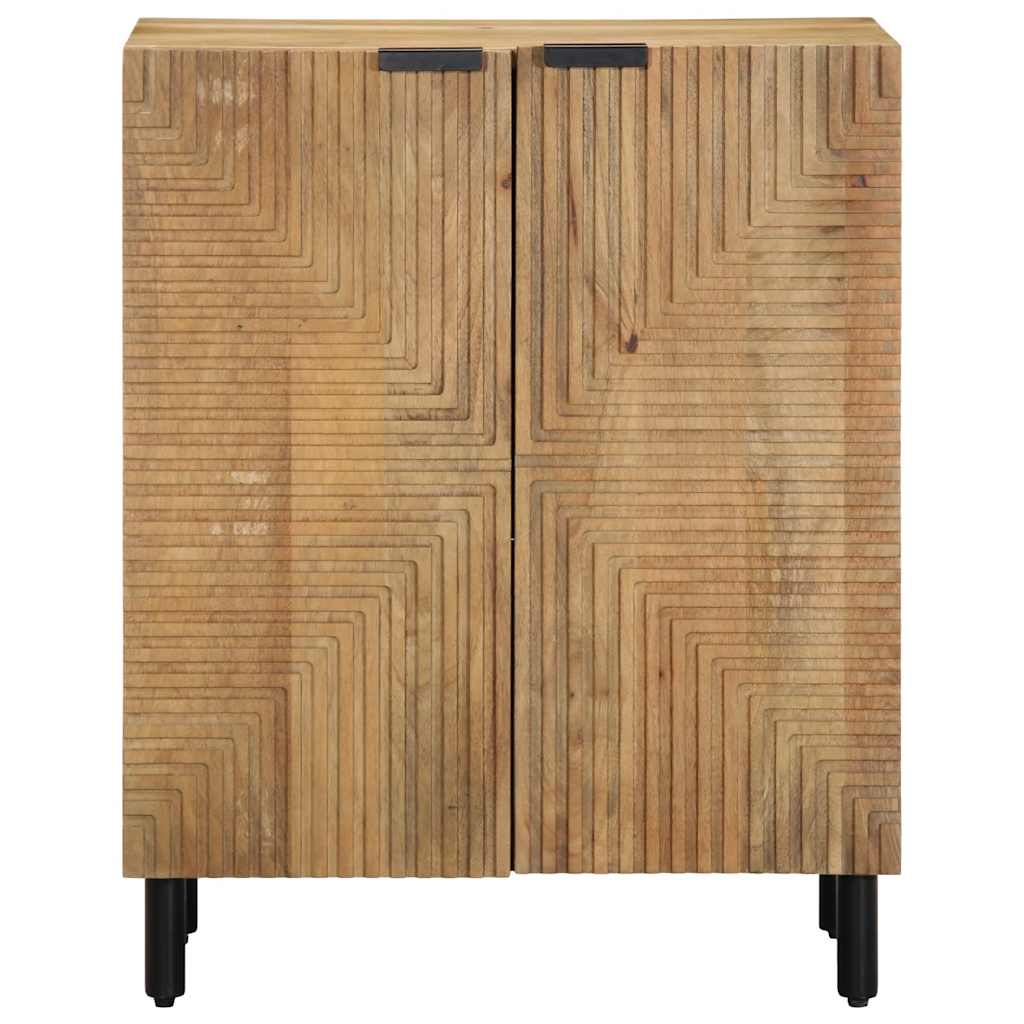 Buffet 60X33X75 Cm Bois Massif De Manguier Marron