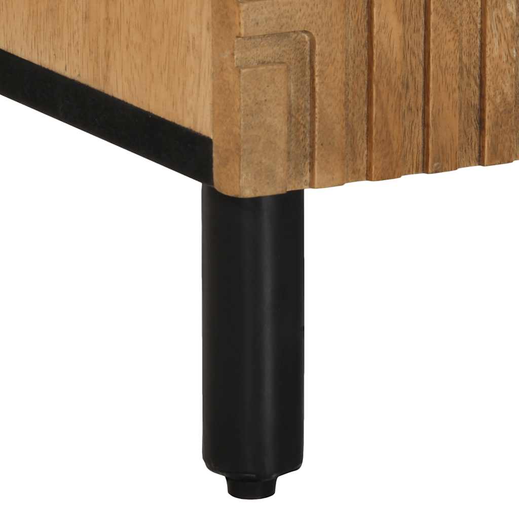 Buffet 60X33X75 Cm Bois Massif De Manguier Marron