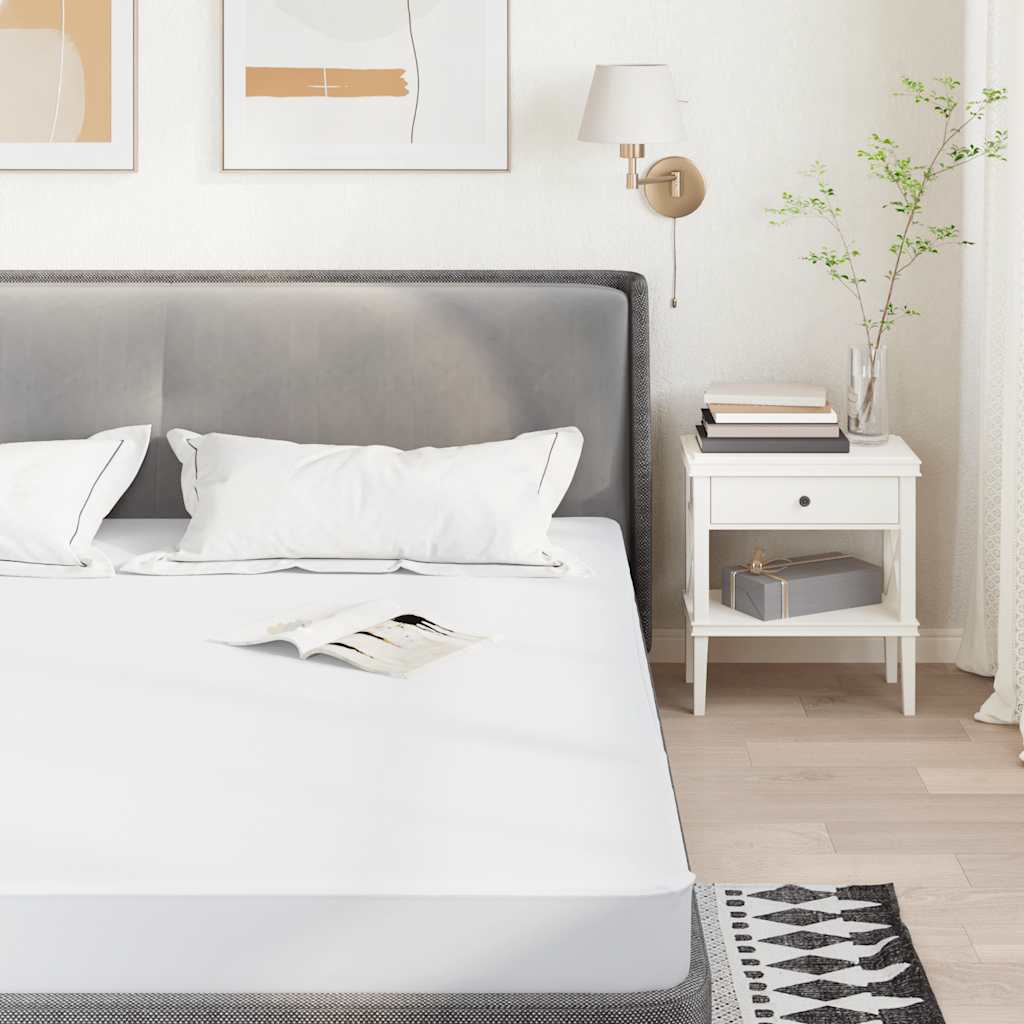 Protège-Matelas Blanc Imperméable