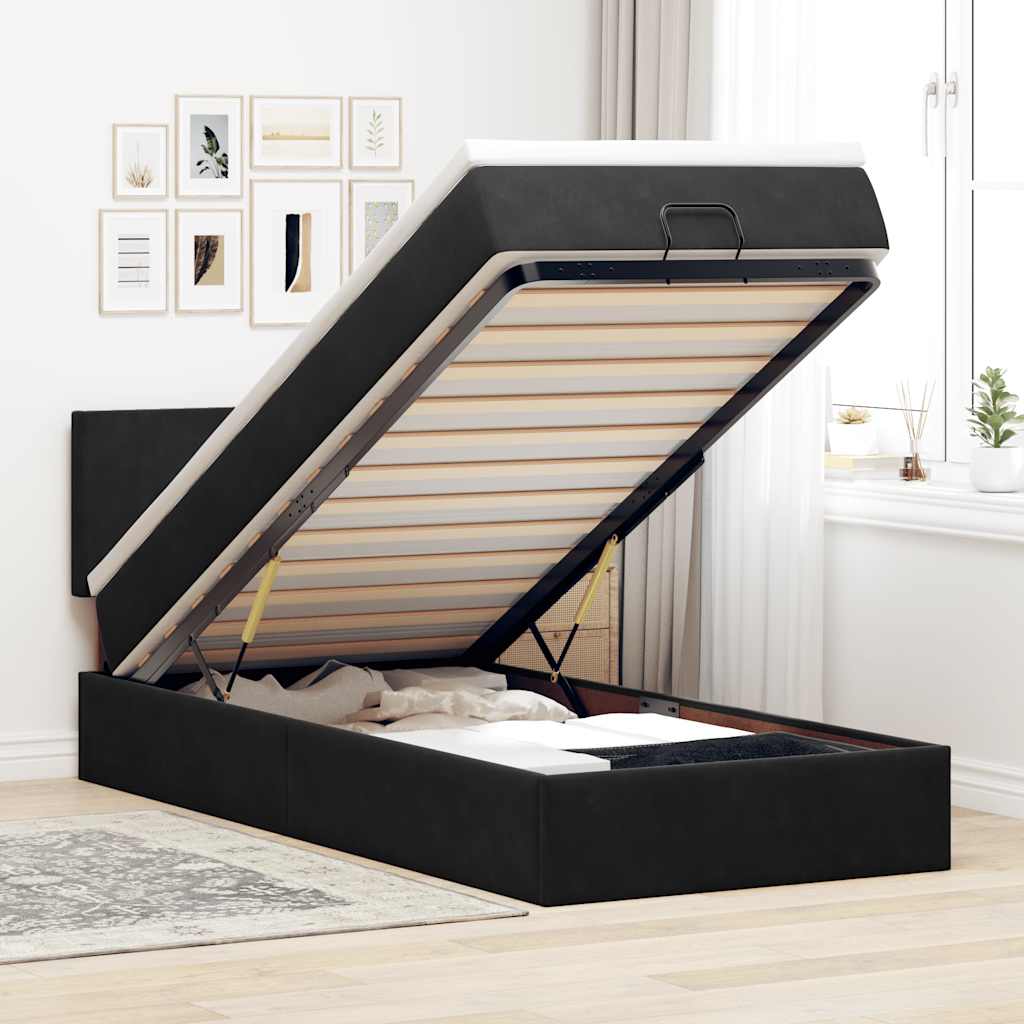 Lit Ottoman Avec Matelas Velours
