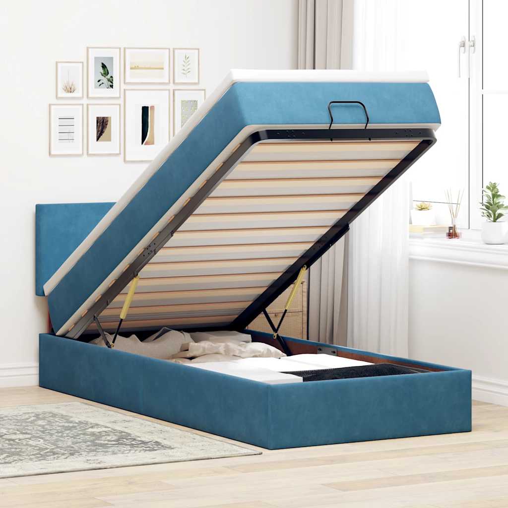 Lit Ottoman Avec Matelas Velours