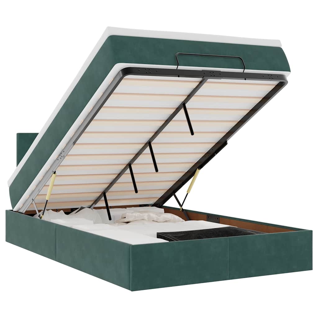 Lit Ottoman Avec Matelas Velours