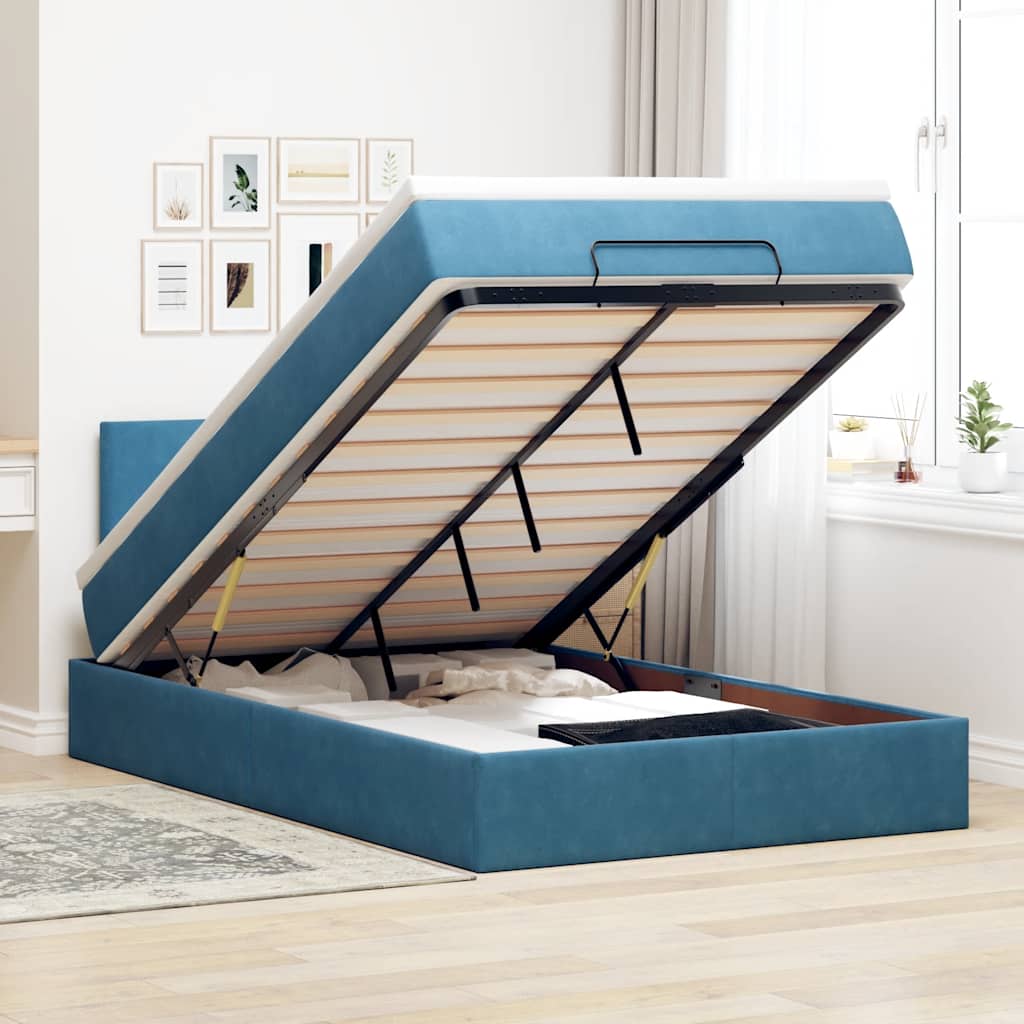 Lit Ottoman Avec Matelas Velours