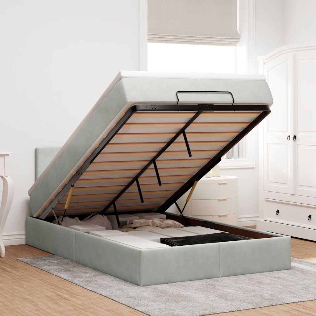 Lit Ottoman Avec Matelas Velours