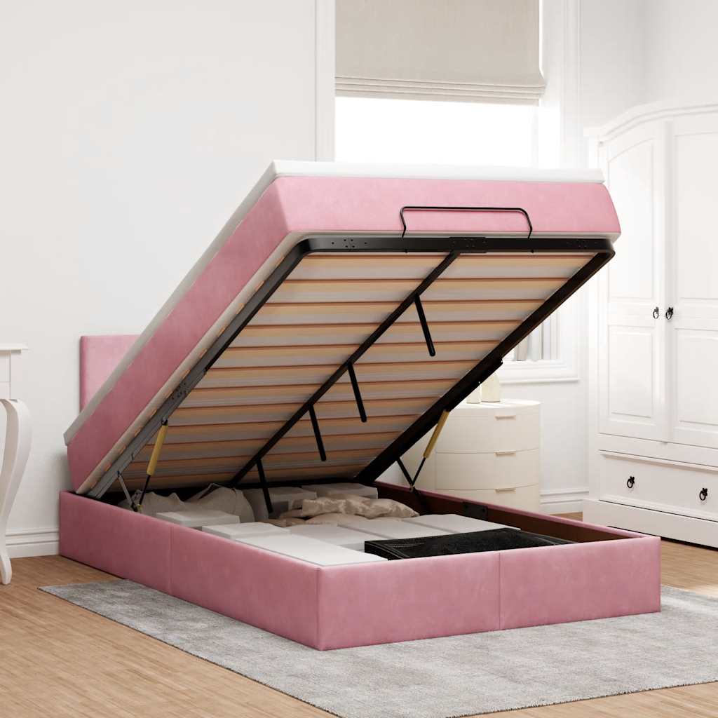 Lit Ottoman Avec Matelas Velours