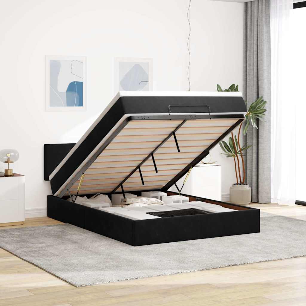 Lit Ottoman Avec Matelas Velours