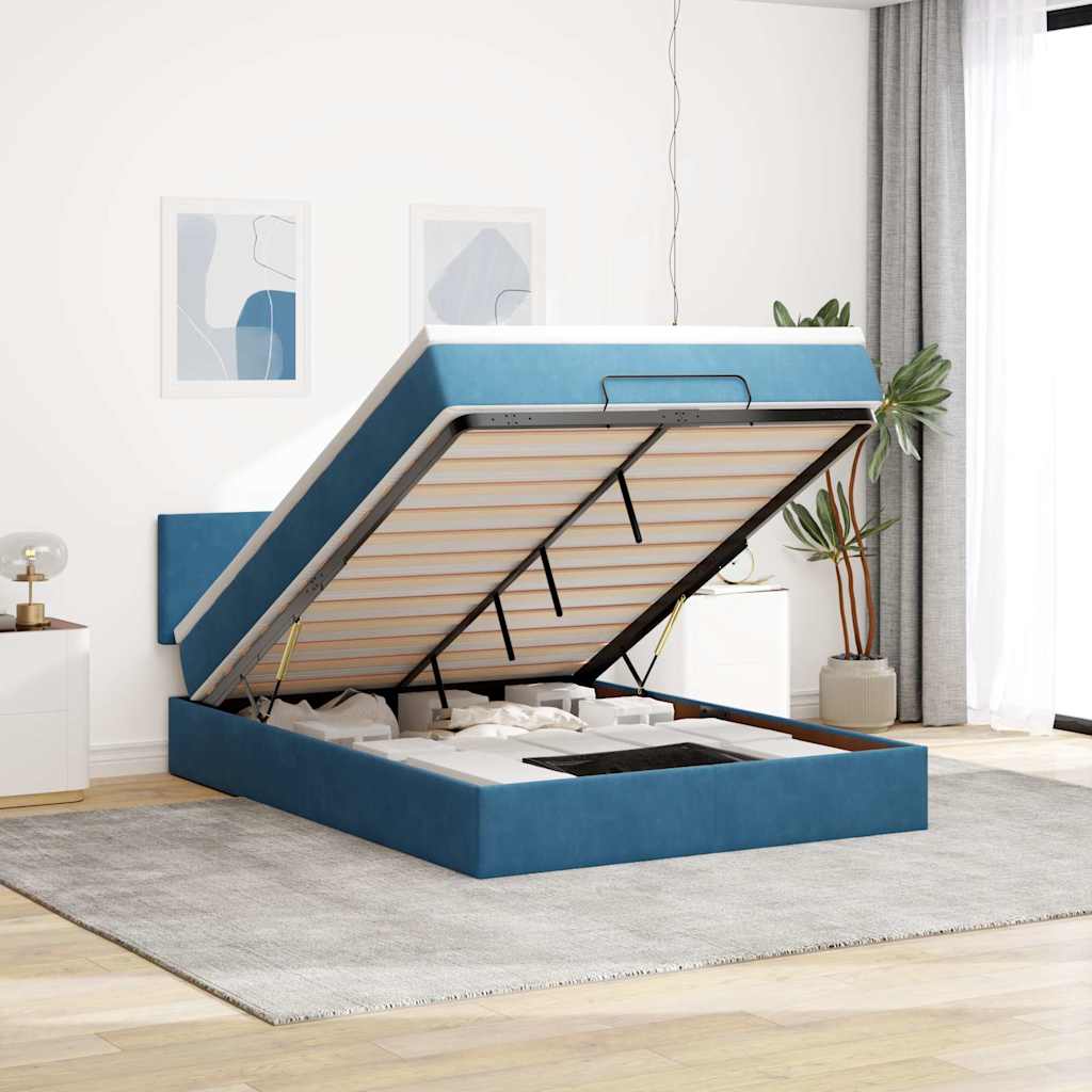 Lit Ottoman Avec Matelas Velours