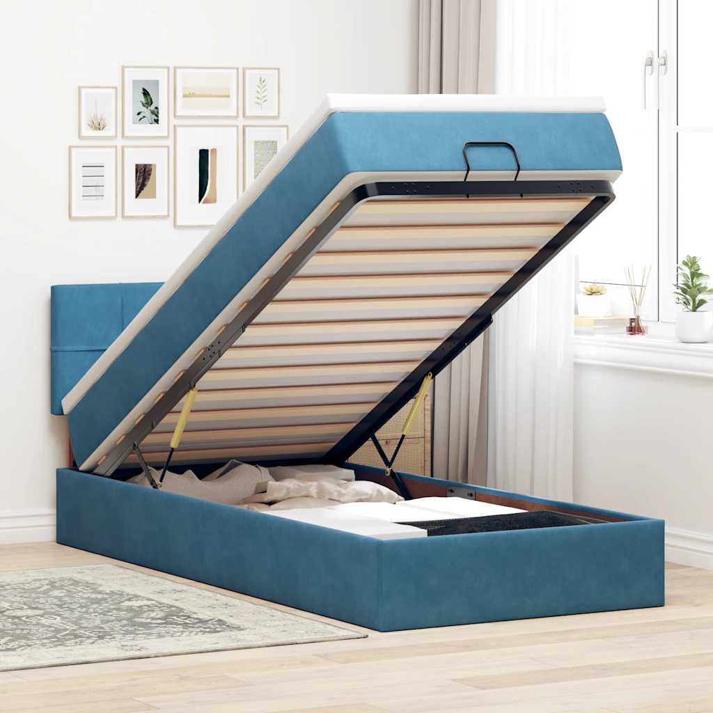 Lit Ottoman Avec Matelas Velours