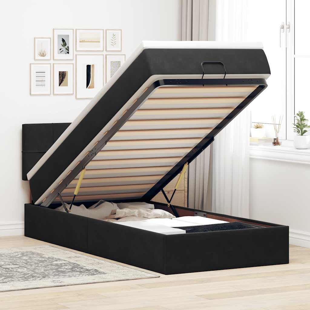 Lit Ottoman Avec Matelas Velours