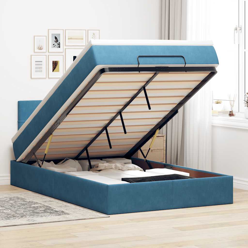 Lit Ottoman Avec Matelas Velours