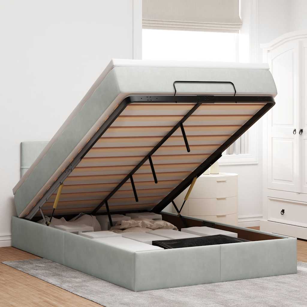 Lit Ottoman Avec Matelas Velours