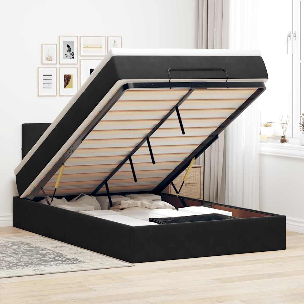 Lit Ottoman Avec Matelas Velours