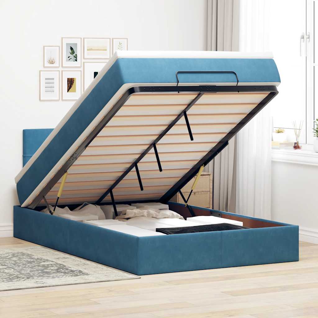 Lit Ottoman Avec Matelas Velours