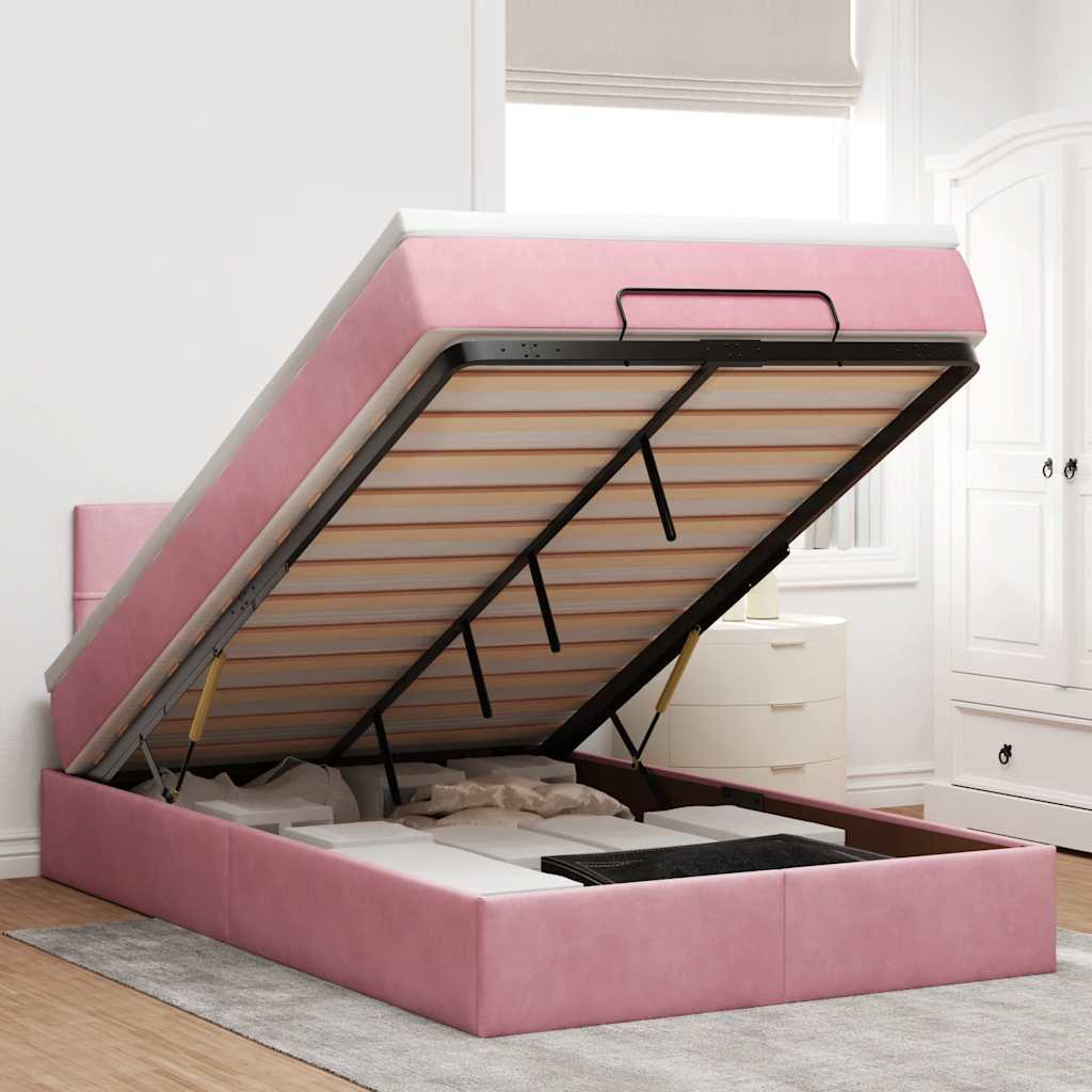 Lit Ottoman Avec Matelas Velours