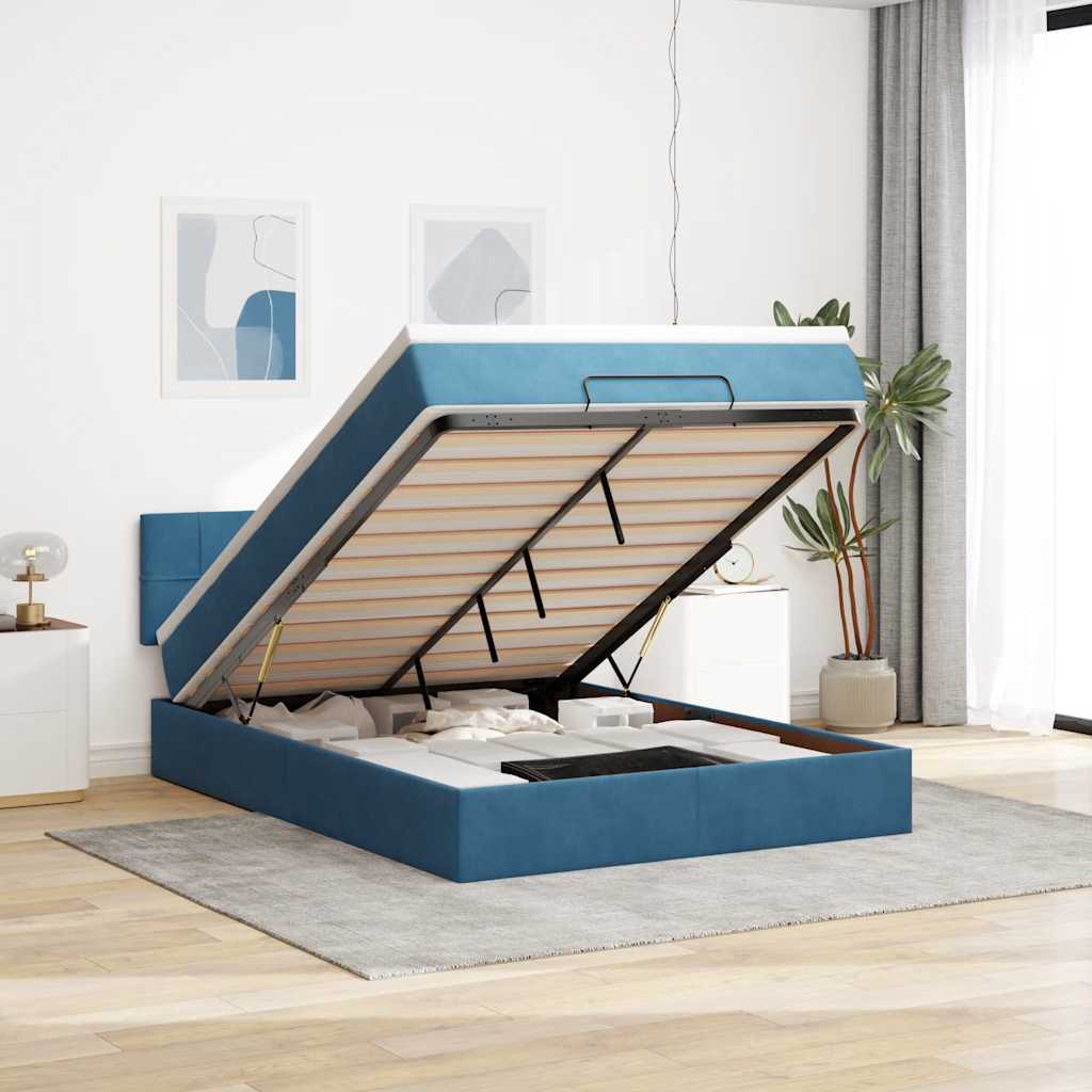 Lit Ottoman Avec Matelas Velours
