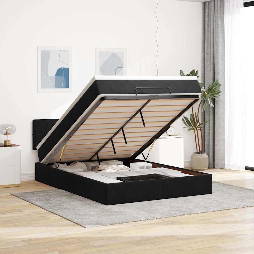 Lit Ottoman Avec Matelas Velours
