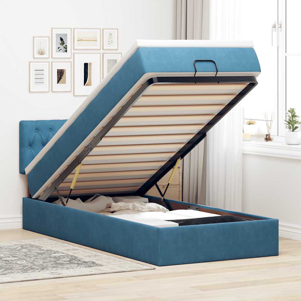 Lit Ottoman Avec Matelas Velours