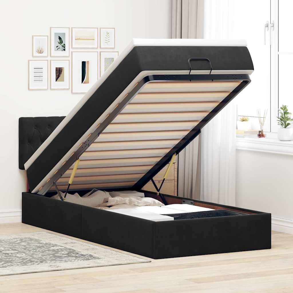 Lit Ottoman Avec Matelas Velours