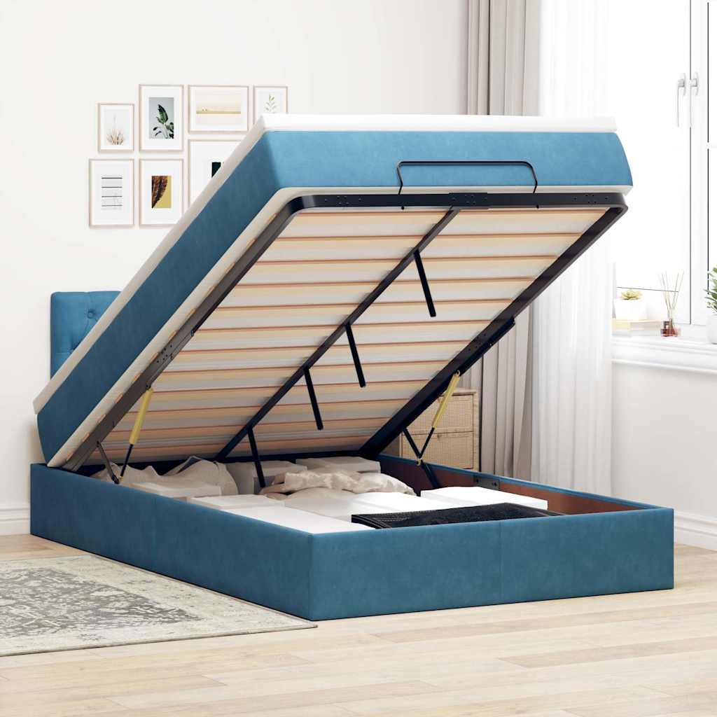 Lit Ottoman Avec Matelas Velours