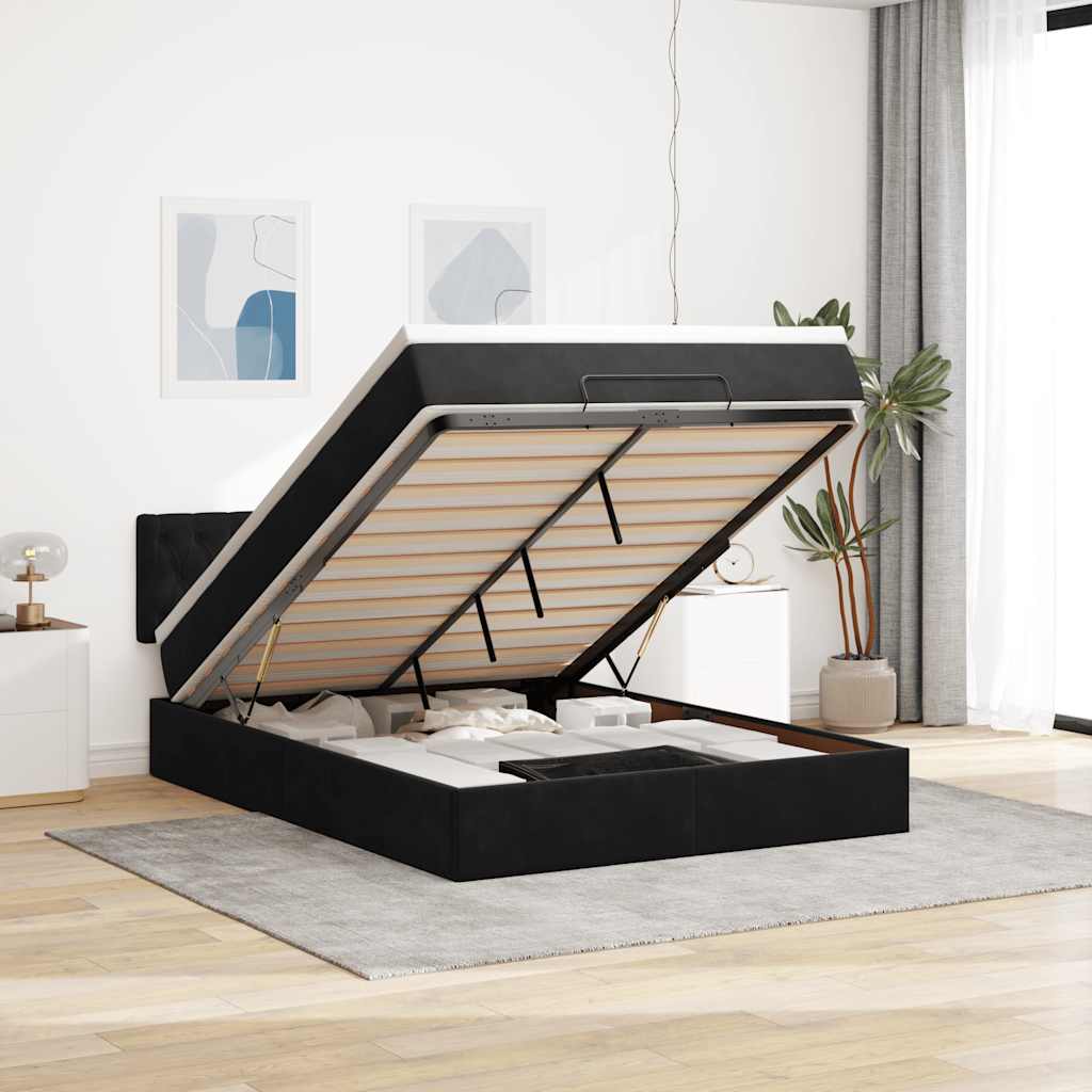 Lit Ottoman Avec Matelas Velours