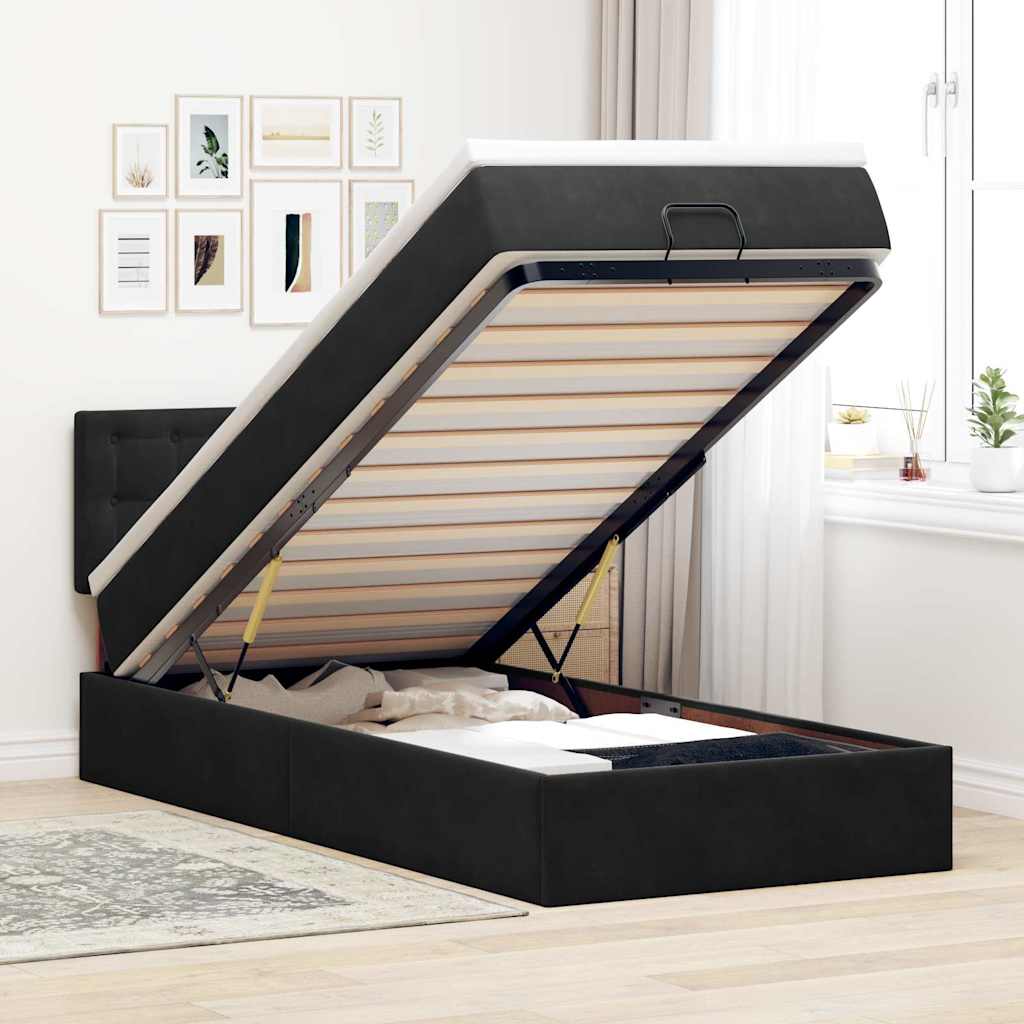 Lit Ottoman Avec Matelas Velours
