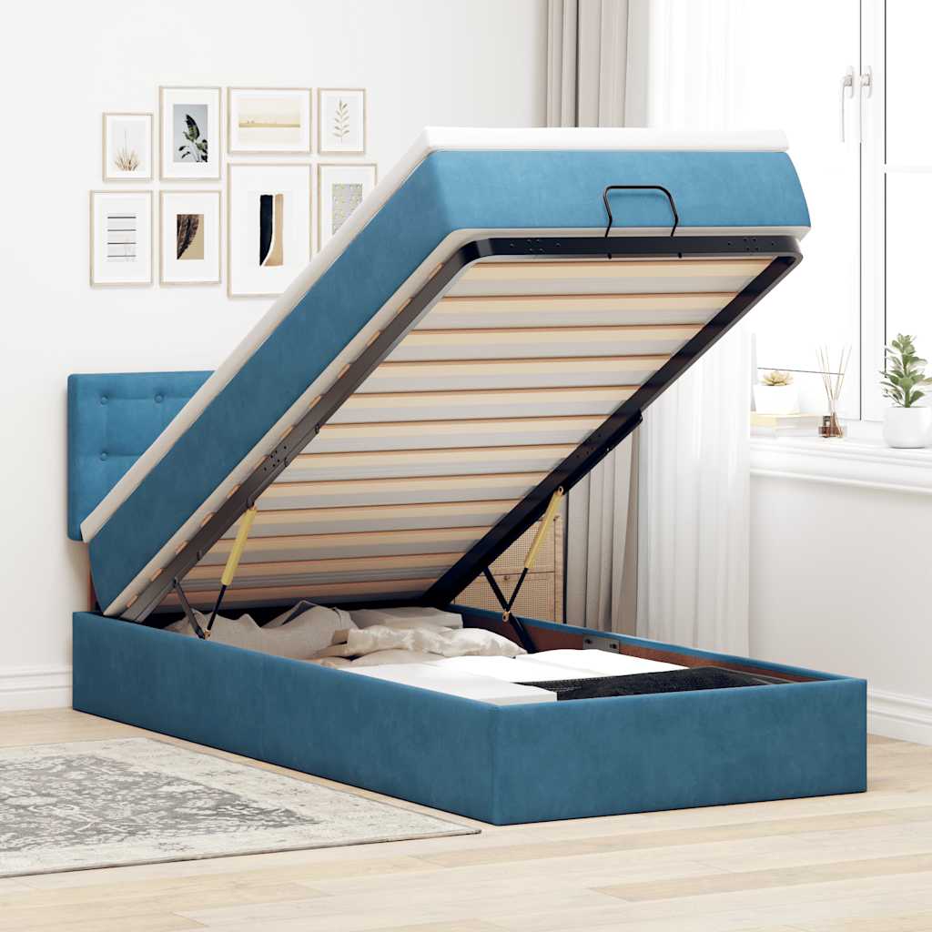 Lit Ottoman Avec Matelas Velours