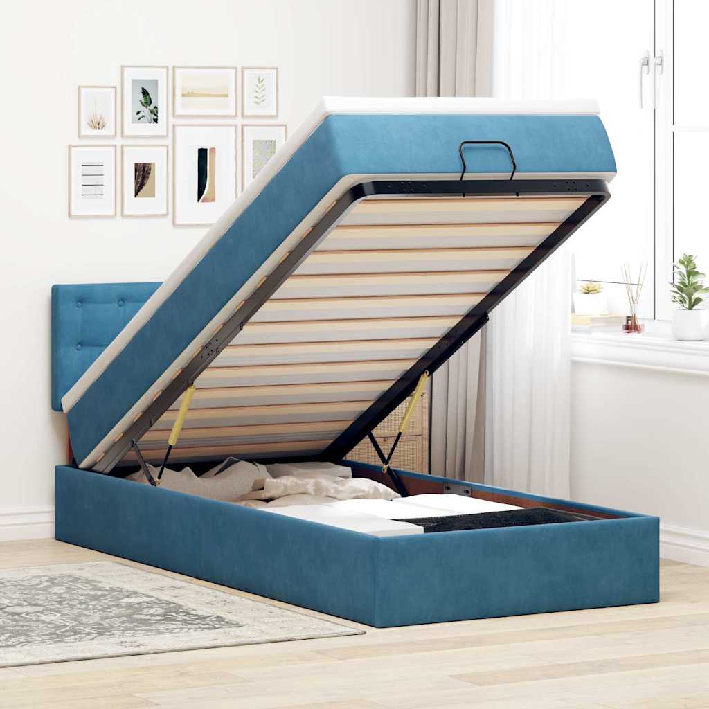 Lit Ottoman Avec Matelas Velours