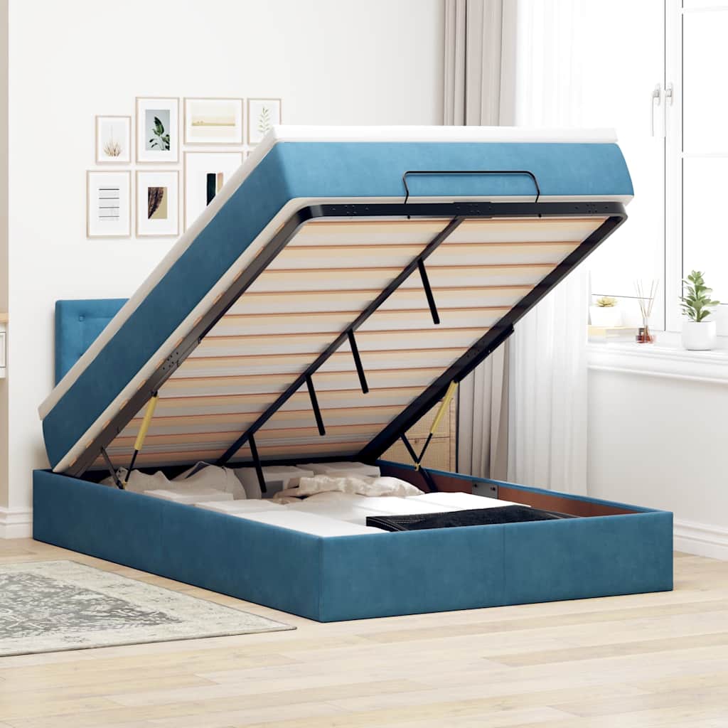 Lit Ottoman Avec Matelas Velours