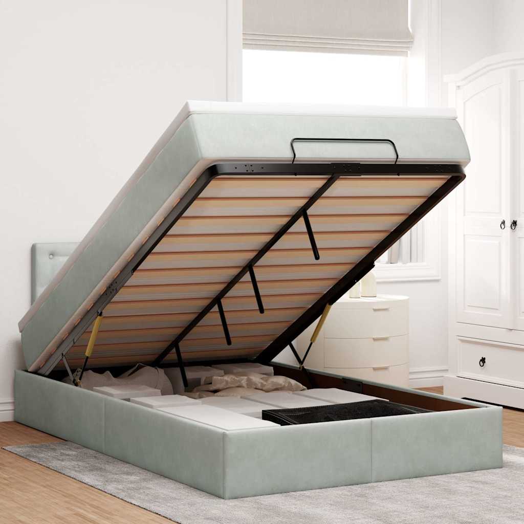 Lit Ottoman Avec Matelas Velours
