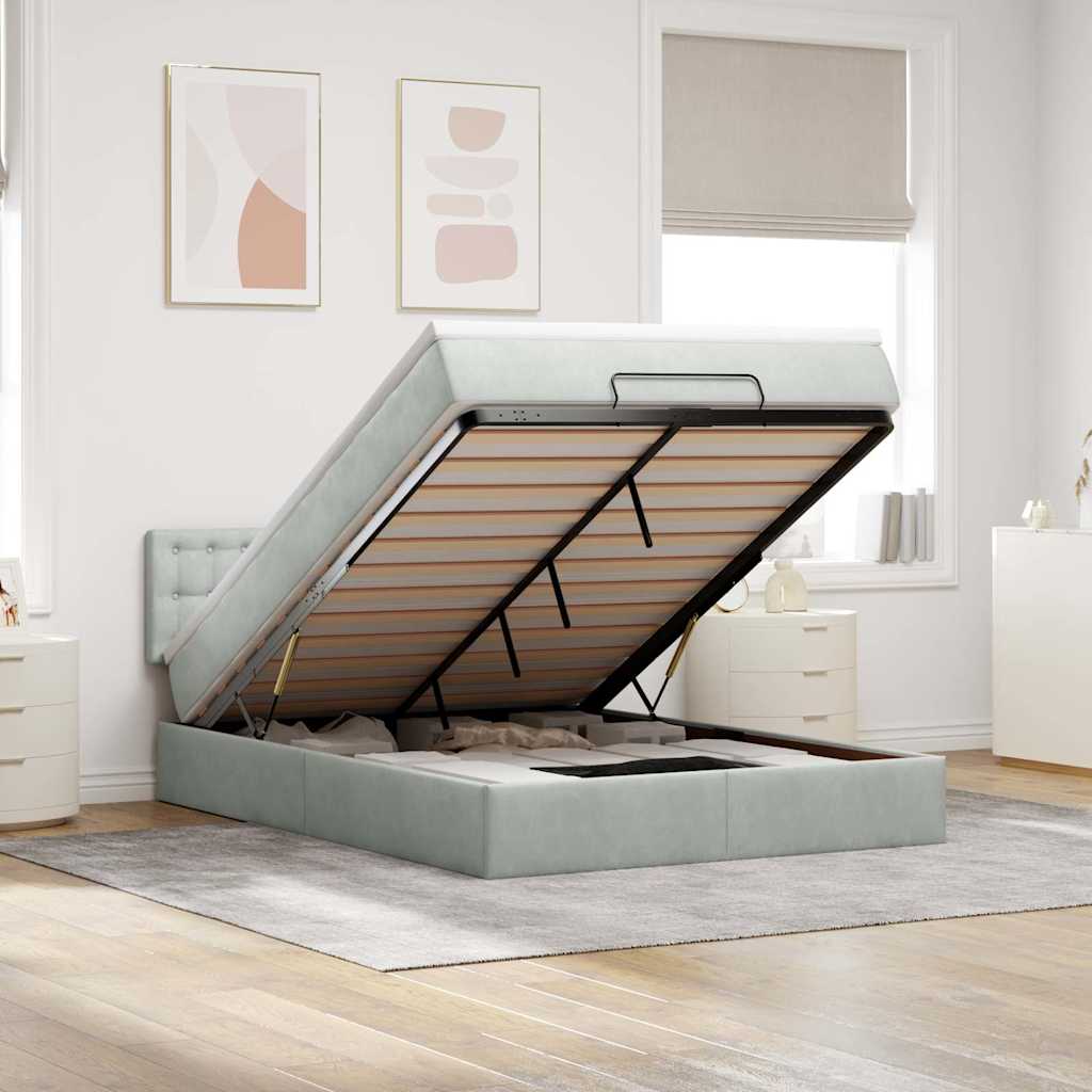Lit Ottoman Avec Matelas Velours