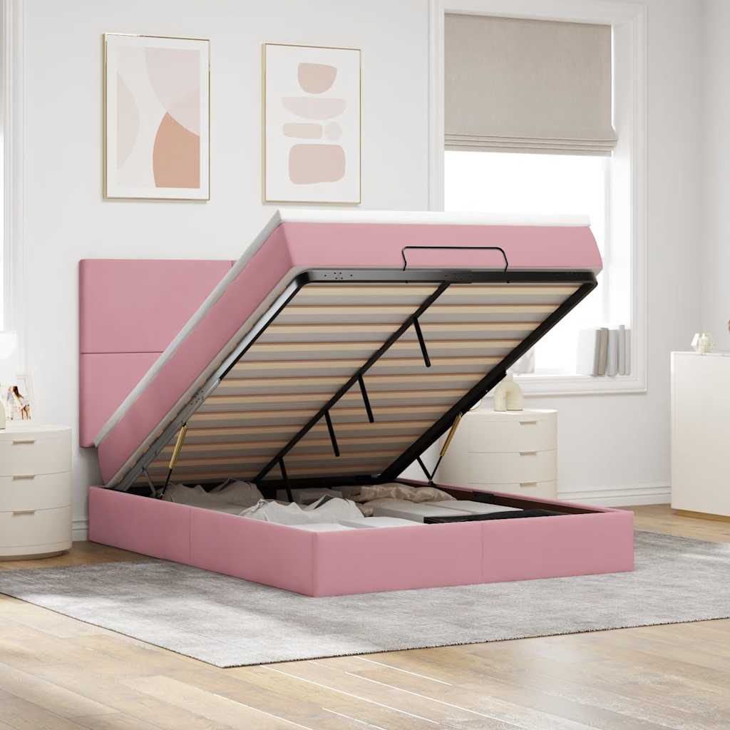 Lit Ottoman Avec Matelas Velours