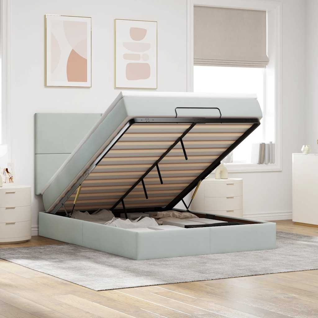 Lit Ottoman Avec Matelas Velours