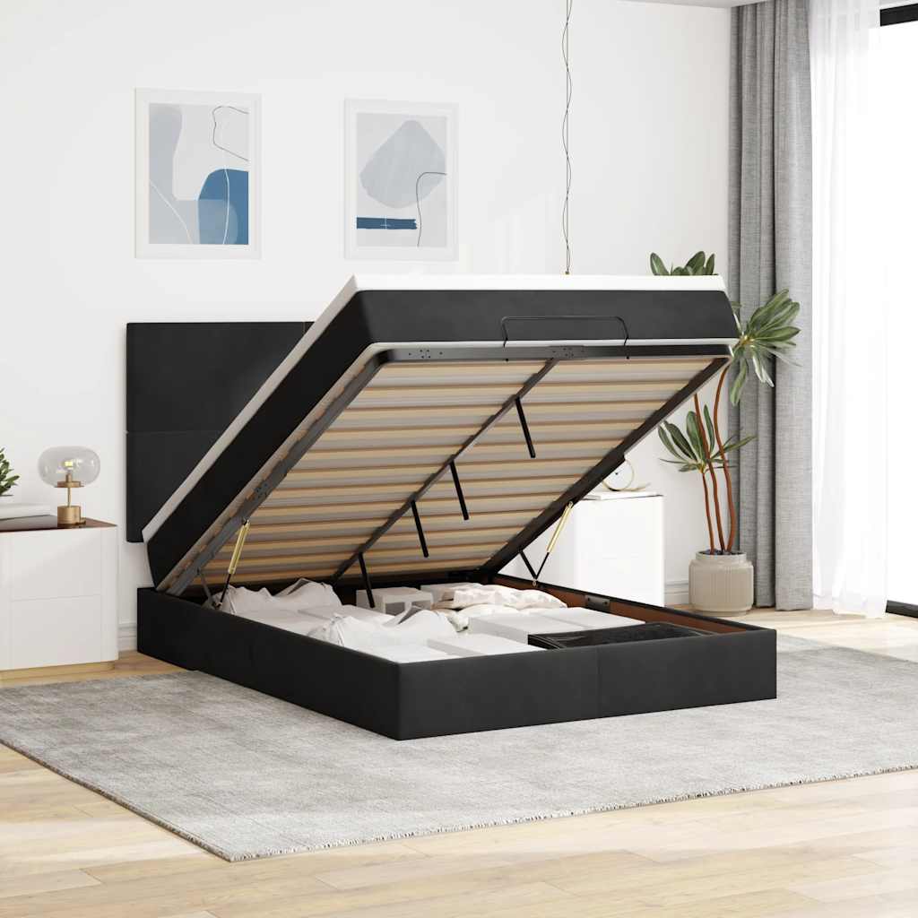 Lit Ottoman Avec Matelas Velours