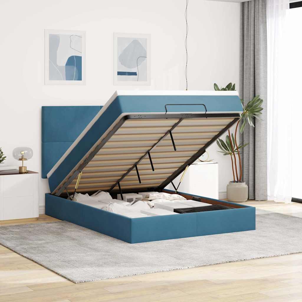 Lit Ottoman Avec Matelas Velours