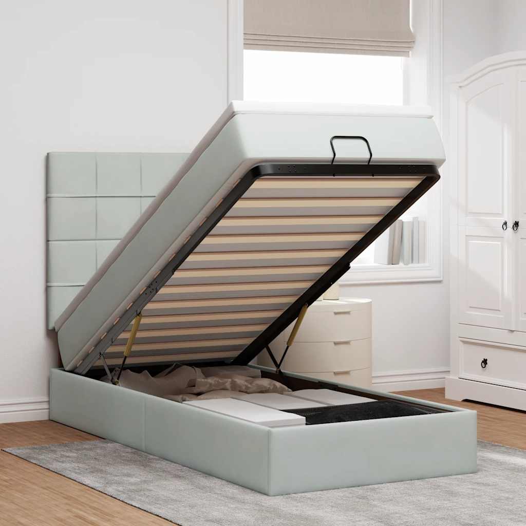 Lit Ottoman Avec Matelas Velours