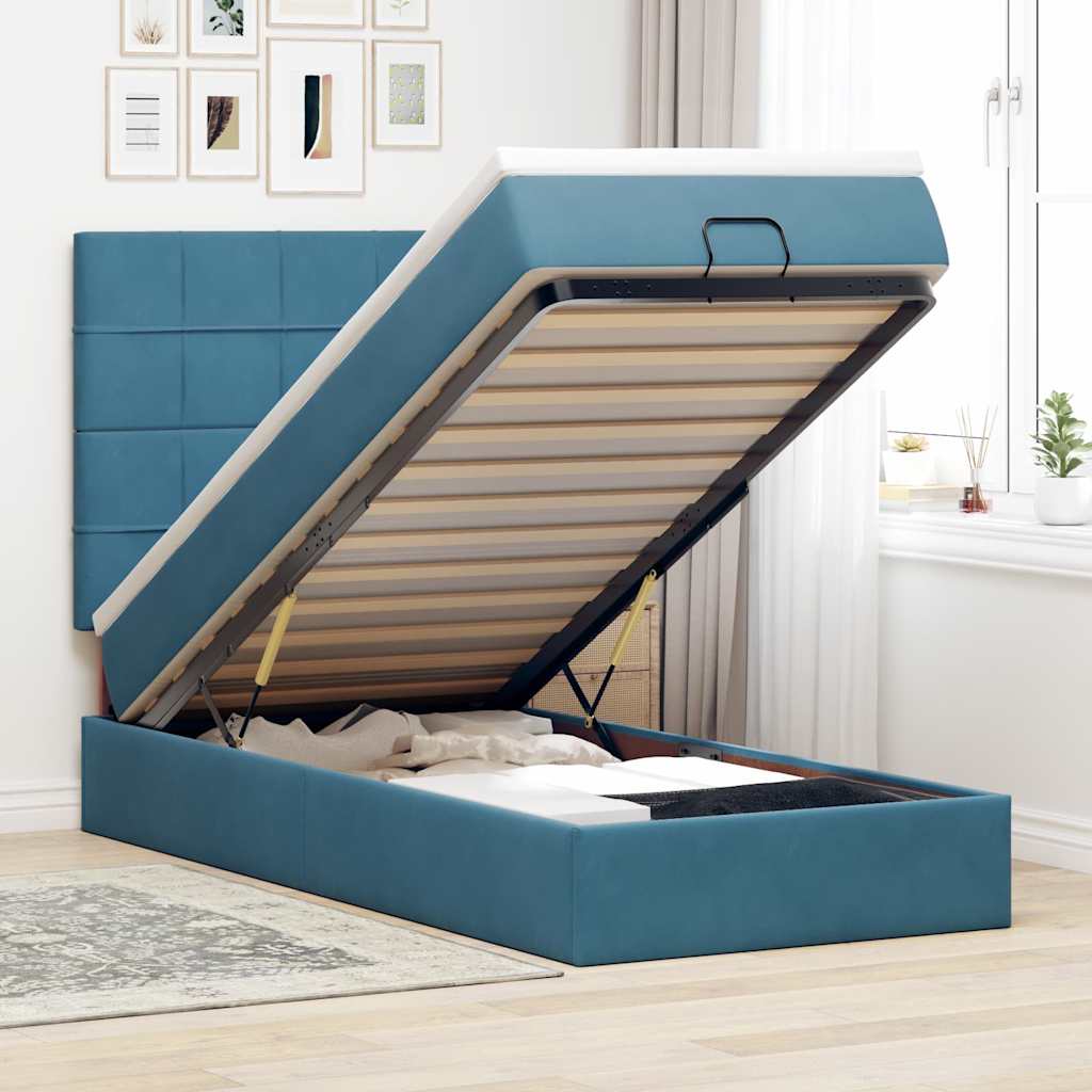 Lit Ottoman Avec Matelas Velours