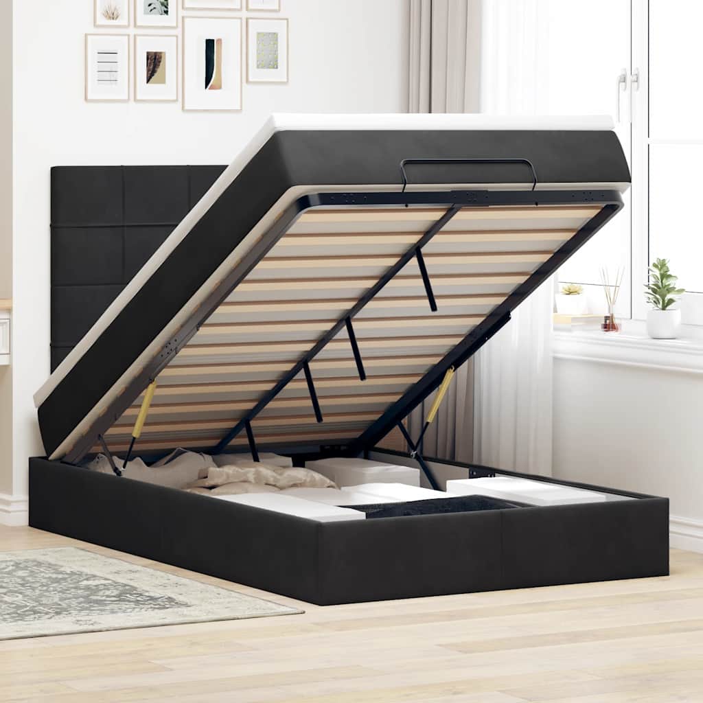 Lit Ottoman Avec Matelas Velours
