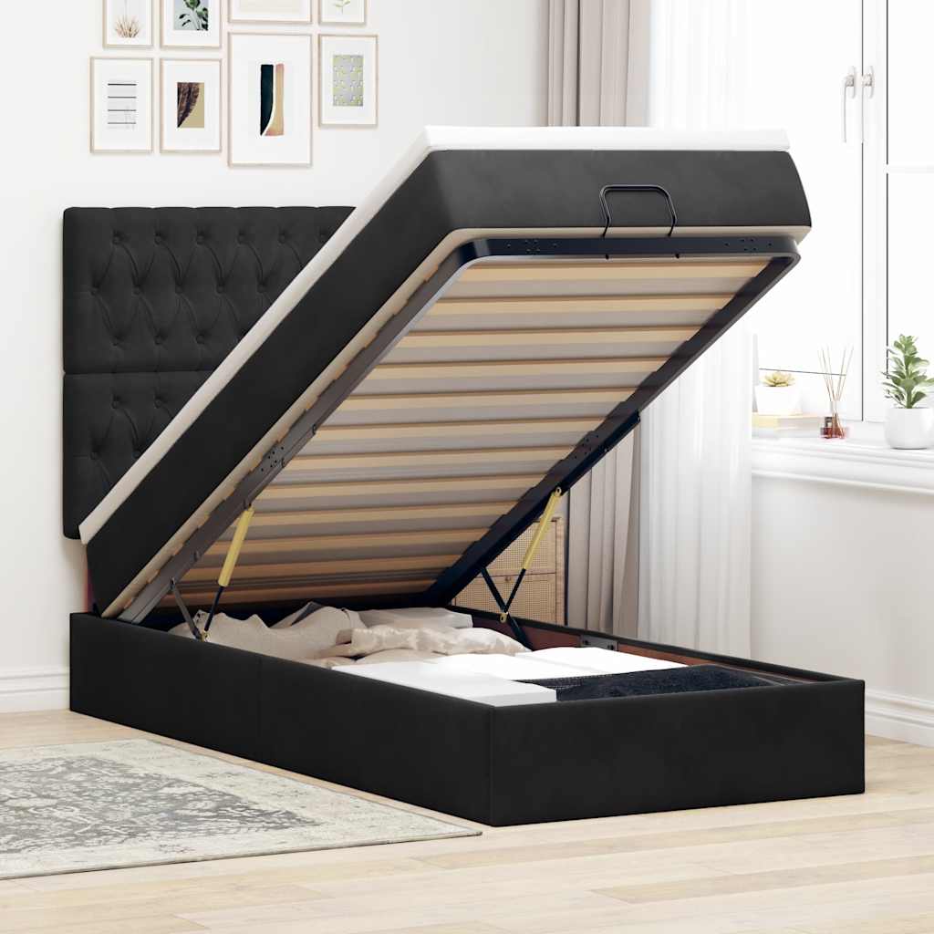 Lit Ottoman Avec Matelas Velours
