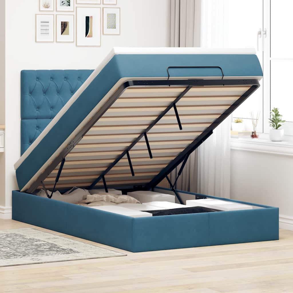 Lit Ottoman Avec Matelas Velours