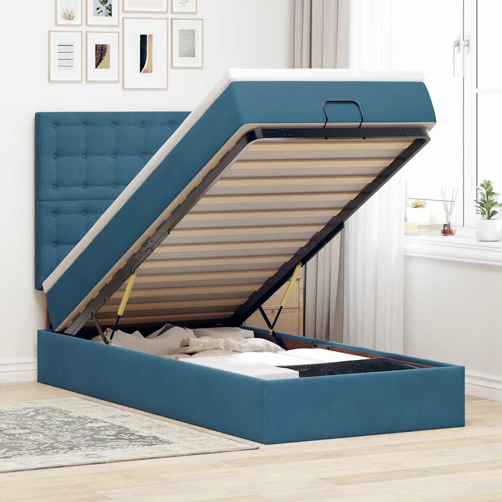 Lit Ottoman Avec Matelas Velours