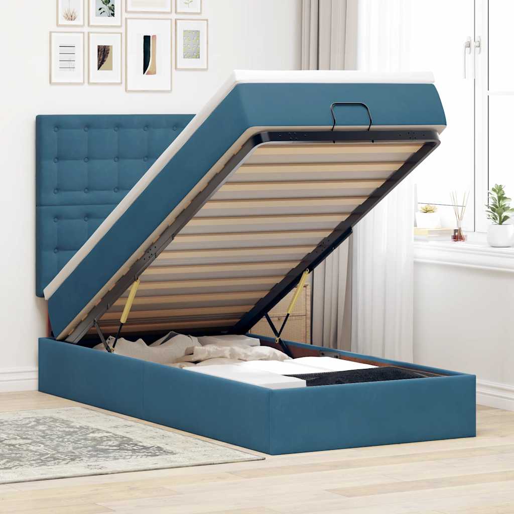 Lit Ottoman Avec Matelas Velours