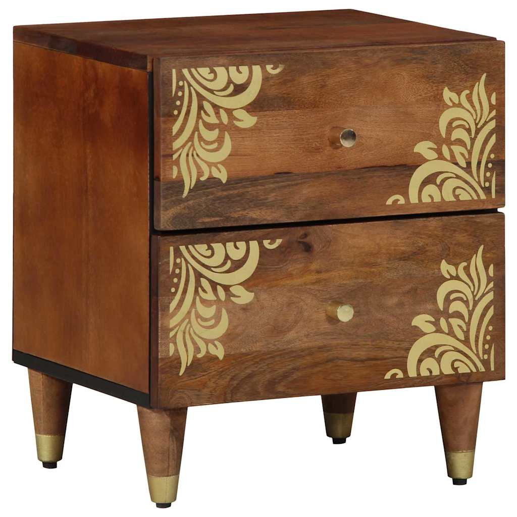 Cabinet De Chevet 2 Pièces 40 X 33 X 46 Cm