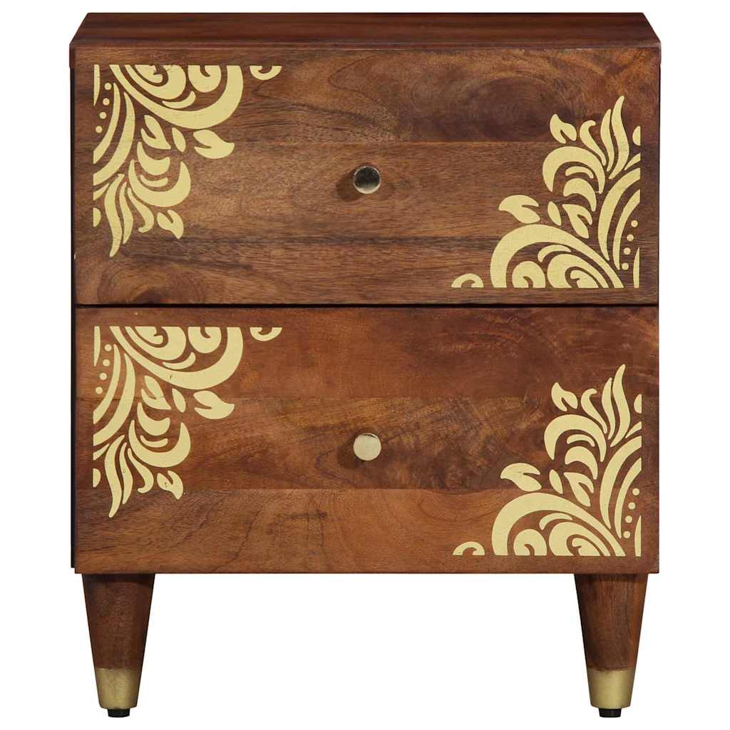 Cabinet De Chevet 2 Pièces 40 X 33 X 46 Cm