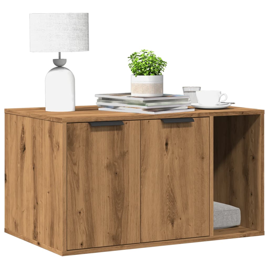 Meuble De Bac À Litière Pour Chat Artisanal