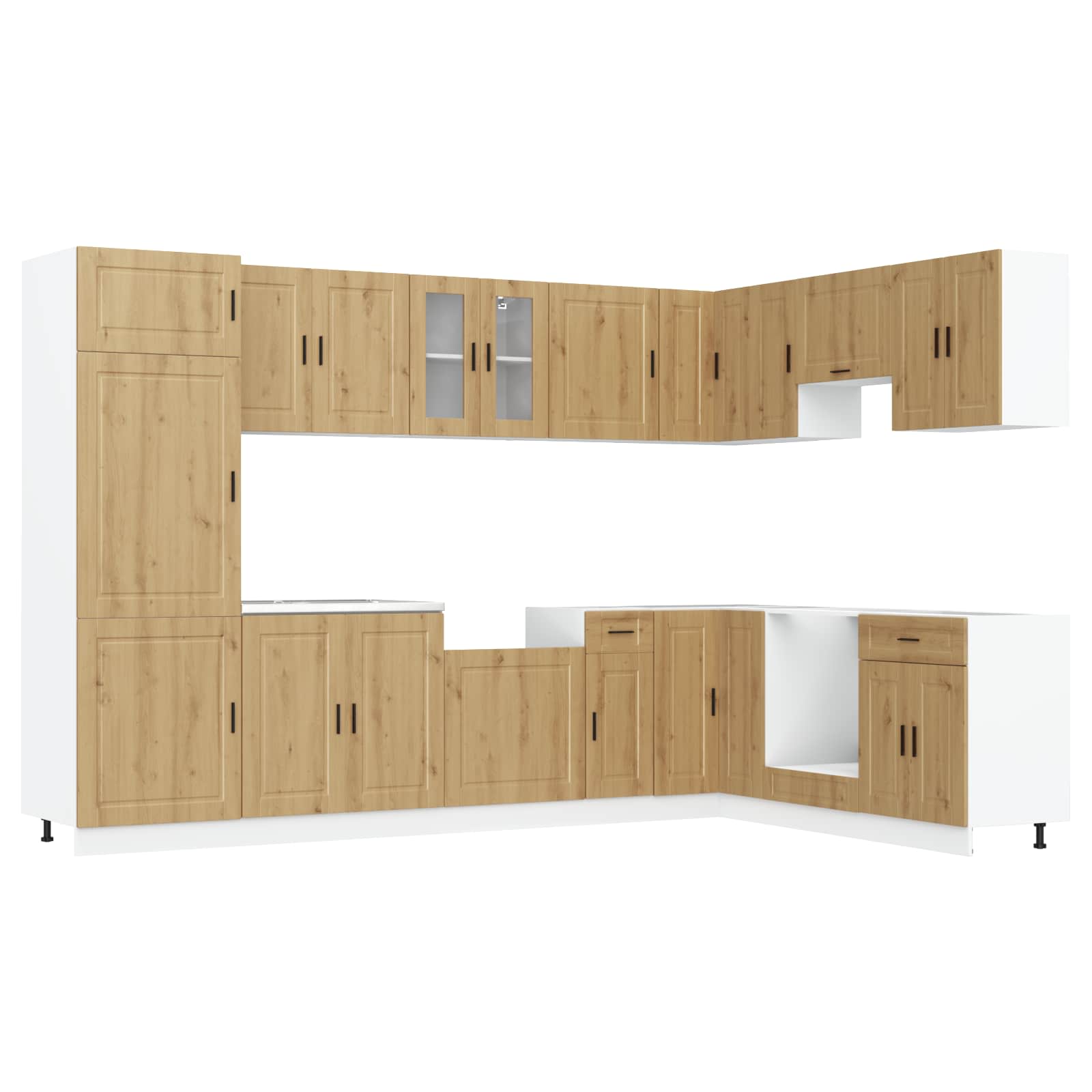 Meuble Sous Évier Porto 2 Pièces 80 X 46 X 81,5 Cm