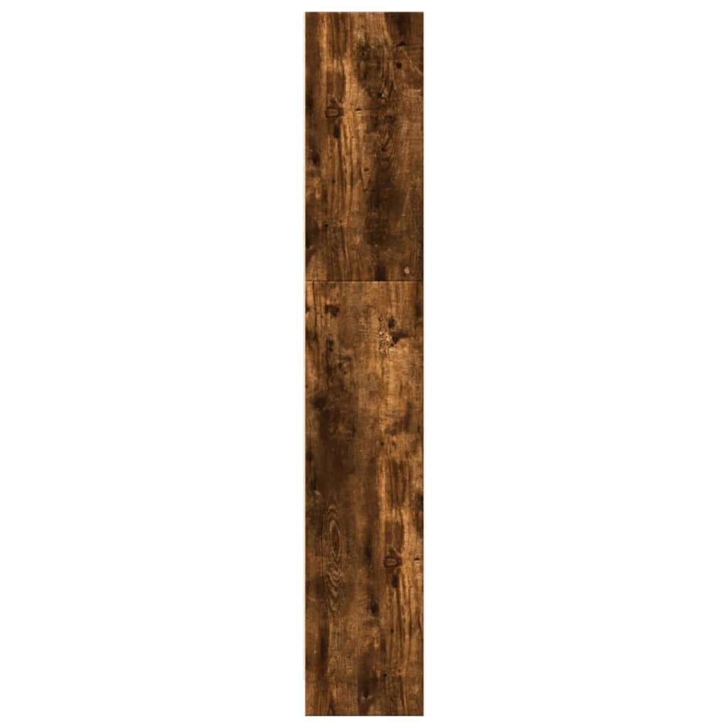 Bibliothèque 80X24X Bois D'ingénierie Chêne Fumé