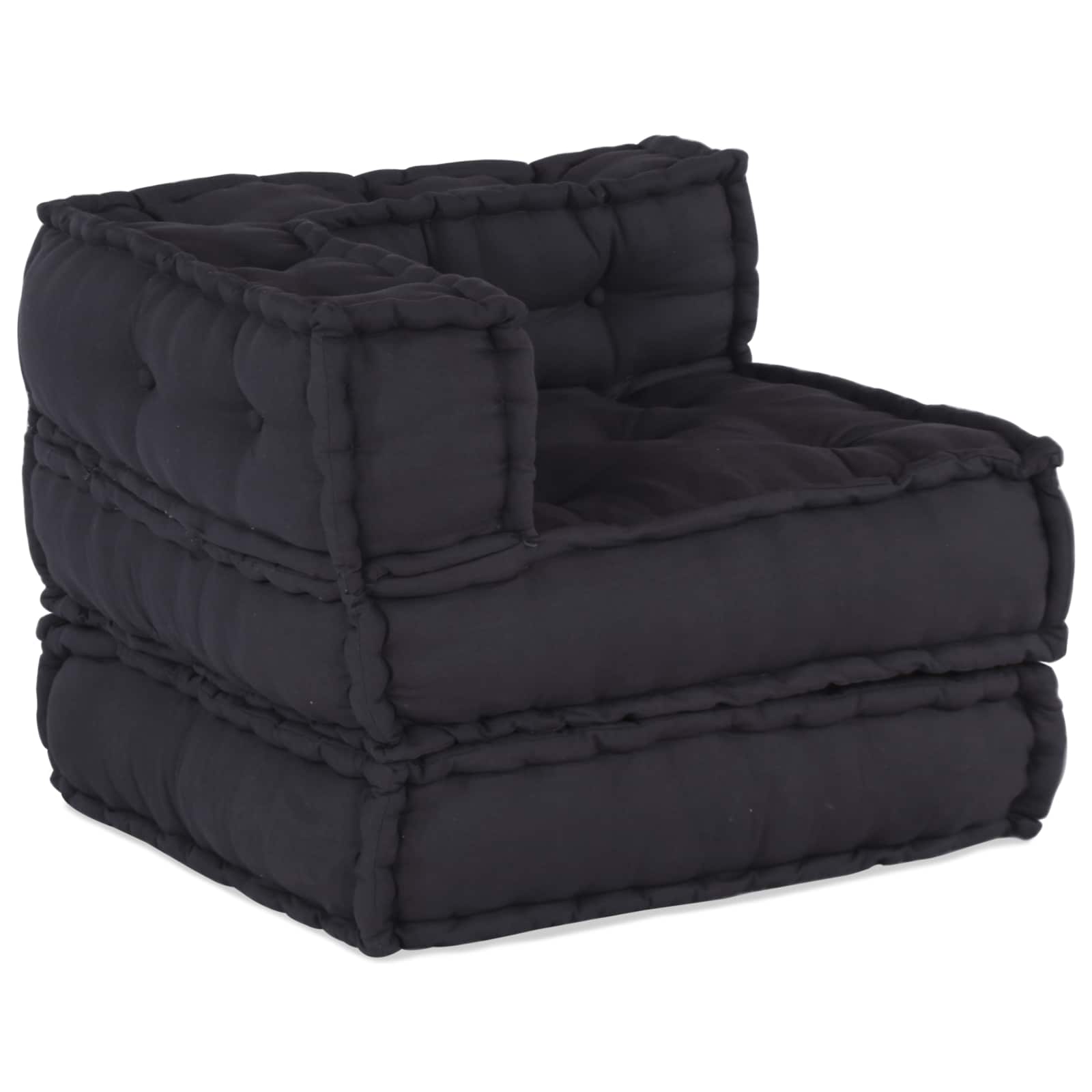 Unité De Canapé Modulaire Tissu 210 X 140 X 56 Cm